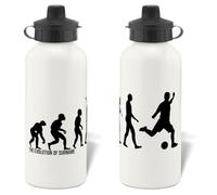 Personalised Derby County Player Evolution Aluminium Sports Water Bottle - White Bottle