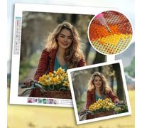 Personalised Diamond Art 50x50cm Custom Diamond Painting Kits Adults, Create Your Own Photo, DIY Personalised Canvas Photos Sequin Crystal Art paintings for Home Decoration, Gifts for women f-21