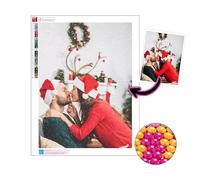 Personalised Diamond Art Custom Diamond Painting Kit, Personalize with Your Photo, Ideal for DIY Art Enthusiasts