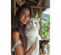 Personalised Diamond Art Kits Adults 5D Custom Diamond Painting 100x200cm, DIY Canvas Personalised Photo Full Drill Embroidery Gem Art Painting Create Your Own Photo Women Gifts for Home Decor B0-73