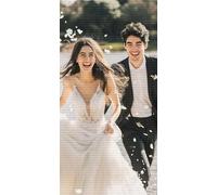 Personalised Diamond Art Kits Adults,5D Custom Diamond Painting Crystal Art,Create Your Own Dimond Paintings,DIY Full Drill Canvas Personalised Photo Embroidery Paintings for Home Decor 30x55cm Y1-115