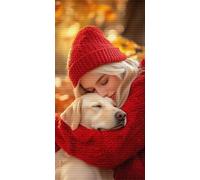 Personalised Diamond Art Kits Adults, 5D Custom Diamond Painting Crystal Art, Create Your Own Dimond Paintings, DIY Personalized Photo Custom Your Own Private Picture for Home Decor 100x200cm Y1-93