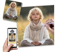 Personalised Diamond Art kits Adults,5D Diamond Painting 70x90cm,Create Your Own Diamonds Painting,DIY Canvas Personalised Photo,Create Unique Room decor with Kids,Loved Ones or Pet Portrait,0l-147