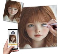 Personalised Diamond Art kits Adults,5D Diamond Painting 80x100cm,Create Your Own Diamonds Painting,DIY Canvas Personalised Photo,Create Unique Room decor with Kids,Loved Ones or Pet Portrait,0l-474