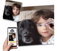 Personalised Diamond Art kits Adults,5D Diamond Painting 80x100cm,Create Your Own Diamonds Painting,DIY Canvas Personalised Photo,Create Unique Room decor with Kids,Loved Ones or Pet Portrait,0l-411