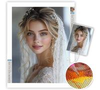 Personalised Diamond Art Kits Adults, Diamond Painting Kit 80x160cm 5D Full Drill Mosaic Sequin Arts, Canvas Personalised Photo, Unique Hoom Decor Gifts with Kids, Loved Ones or Pet Portrait m-13