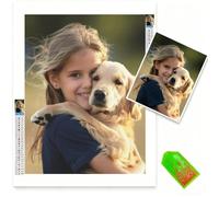 Personalised Diamond Art kits Adults Kids,5D Diamond Painting 12x16inch 2026 New Models Canvas Personalised Photo Gem Art Custom kits,DIY Custom Dimond Arts for Home Decor,Christmas Decorations 0b-191