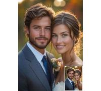 Personalised Diamond Art Kits Custom Diamond Painting 20x20cm, Create Your Own Photo, 5D DIY Personalised Crystal Art Mosaic Kits for Adults, Custom Full Drill Gem Arts Painting, Room Decor B0-77
