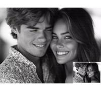 Personalised Diamond Art Kits Custom Diamond Painting 50x70cm, Create Your Own Photo, 5D DIY Personalised Crystal Art Mosaic Kits for Adults, Custom Full Drill Gem Arts Painting, Room Decor B0-90