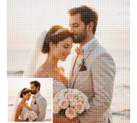 Personalised Diamond Art Kits for Adults Create Your Own Diamond Painting Custom 5D Diamond Painting with Your Photo DIY Full Drill Diamond Art Canvas for Home Decor Relaxation Gift (40 * 50CM)