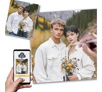 Personalised Diamond Art, Small Diamond Art kits adults Beginners 28x36inch, 2025 New models Custom Paint by Numbers crystal art kits, DIY 5D Canvas Photo Diamonds Painting for Home Decor, 0l-359