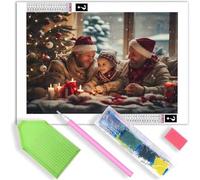 Personalised Diamond Art with Your Photo, Custom Diamond Painting Kit for Adults, Create Your Own 5D Diamond Painting, Personalised Canvas Photos, Customised Diamond Art Picture Gifts, 20 x 20 in z-39