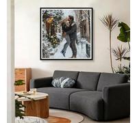 Personalised Diamond Painting, Custom Diamond Art for Adults, DIY 5D Full Drill Crystal Embroidery Mosaics Arts Crafts, Customizable Birthday Anniversary Personalised Private Photo 30x30cm t0u-48