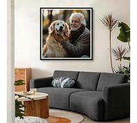 Personalised Diamond Painting, Custom Diamond Art for Adults, DIY 5D Full Drill Crystal Embroidery Mosaics Arts Crafts, Customizable Birthday Anniversary Personalised Private Photo 40x60cm t0u-78
