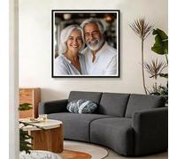 Personalised Diamond Painting, Custom Diamond Art for Adults, DIY 5D Full Drill Crystal Embroidery Mosaics Arts Crafts, Customizable Birthday Anniversary Personalised Private Photo 20x30cm t0u-94