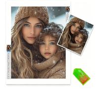 Personalised Diamond Painting, Diamond Art Kits Adults Kids DIY Personalised Canvas Crystal Art, 5D Full Drill Custom Paint by Numbers Create Your Own Dimond Arts for Home Decor, Gifts16x20inch 0b-6