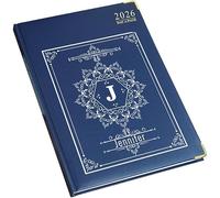 Personalised Diary 2026 Organiser Day a Page Weekly Planner A5 Appointment Book Schedule Year Men Women Business Blue Red Black Vintage Retro Star