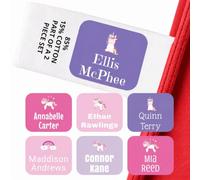 Personalised Dinosaur Clothing Stick On Labels