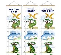 Personalised Dinosaur Themed Children's Height Chart, Watercolour Dinosaurs, Growth Chart, Kids Decor, Great Baby & Kids Gift