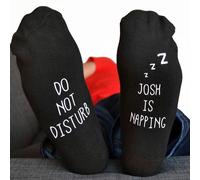 Personalised ‘Do Not Disturb - Napping’ Socks