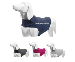 Personalised Dog Anxiety Vest with Name, Anti-Loss, Calming Jacket, Adjustable Relief Coat for Thunderstorm, Fireworks, Travel, Vet Visits (4 color to choose, S)