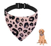 Personalised Dog Bandana Animals Leopard For Large Dogs Medium Dogs Small Washable Adjustable Scarf For Reusable Dog Neckerchief Accessories Grooming Parties And Daily Wear