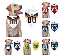 Personalised Dog Bandana, Personalised Pet Scarf with Name and Number - Custom Embroidered Triangle Bib for Small Dogs Cats, Breathable Mesh Fabric, Birthday Gift for Pet Lover