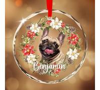 Personalised Dog Christmas Tree Crystal Decorations, Custom Pet Memorial Gift, Ornament for Trees Decorations, Puppy Cat Keepsake Gifts Lover