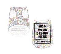 Personalised Dog Coat Custom Dog Jacket with Image Text Name Custom Puppy Coats for Small Dogs Design Your Add Logo Photo Personalised Halloween costume for Dogs Cats Birthday