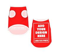 Personalised Dog Coat Custom Dog Jacket with Image Text Name Custom Puppy Coats for Small Dogs Design Your Add Logo Photo Personalised Halloween costume for Dogs Cats Birthday