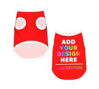 Personalised Dog Coat with Image Text Name Custom Dog Jacket Custom Puppy Coats for Small Dogs Design Your Add Logo Photo Personalised Halloween costume for Dogs Cats Birthday