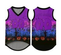 Personalised Dog Jersey, Polyester Zombie Moon Pet Costume
