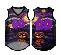 Personalised Dog Jersey, Polyester Zombie Moon Pet Costume
