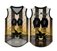 Personalised Dog Jersey, Polyester Zombie Moon Pet Costume