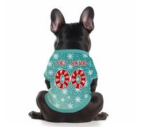 Personalised dog jerseys with name, number and logo Christmas T-shirt puppy clothing sweatshirt tee shirt pet clothing jumper, for small, medium and large bodies