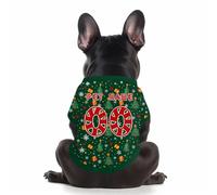 Personalised dog jerseys with name, number and logo Christmas T-shirt puppy clothing sweatshirt tee shirt pet clothing jumper, for small, medium and large bodies