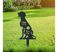 Personalised Dog Memorial Gift, German Short-haired Pointer Dog Memorial Plaques, Metal Garden Decor, Custom Name Sign, Pet Grave Marker for Dogs, Headstone, Pet Bereavement Gifts, Remembrance Plaque