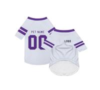 Personalised Dog Shirts，Custom Name Logo & Number, Breathable & Lightweight Summer Tee for Dogs, Puppy Clothes for Large, Medium, Small Breeds, DIY Gift for Pet