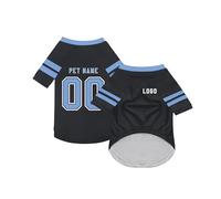 Personalised Dog Shirts，Custom Name Logo & Number, Breathable & Lightweight Summer Tee for Dogs, Puppy Clothes for Large, Medium, Small Breeds, DIY Gift for Pet