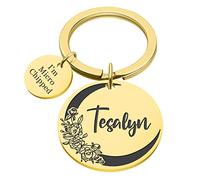 Personalised Dog Tags, Stainless Steel Pet ID Tag, Cat & Dog Collar Charm, up to 5 Lines of Custom Text, Double Sided Engraved Lightweight Sturdy Dog Name Tags for Pets Puppy Cat(Gold)