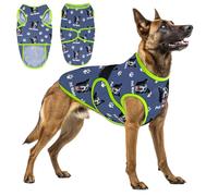 Personalised Dog Vest | Custom Photo & Name Adjustable Soft Dog Coat/Jumper for All Breeds (M) | Lightweight Pet Clothes Compatible with Harnes, Navy