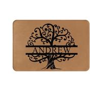 Personalised Door Mat - Customized Welcome Door Mat - Personalized Add Your Own Text Name on Doormat - Customised with a Message of your choice - Custom Rug Pad for Foyer Front Porch Back Door Patio