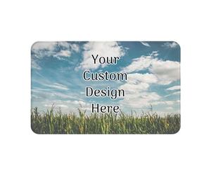 Personalised Door Mat - Customized Welcome Door Mat - Personalized Add Your Own Text Name on Doormat - Customised with a Message of your choice - Custom Rug Pad for Foyer Front Porch Back Door Patio