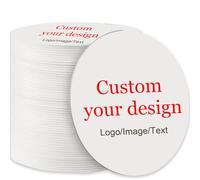 Personalised Double-sided Printed Beer Coasters - Custom Photo & Text Drink Coasters - Spill-Proof Home Pub Accessories for Beer Lovers