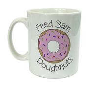 Personalised Doughnut Feed Me 10oz Ceramic Mug - Gifts for her - Donut Gift