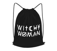 Personalised Drawstring Bag Wiccan Paganism Witchcraft Witchy, Daily Sport Gym Sack, Premium Cinch Sack, for School Hiking 36X42cm