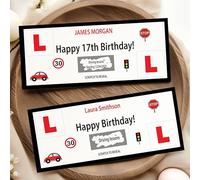 Personalised Driving Lessons Scratch Card Reveal | Gift Voucher | Scratch to reveal Surprise | Birthday Custom Gift | Learner Driver