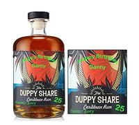 Personalised Duppy Share's Rum Bottle Label for Birthday Xmas Any Occasion
