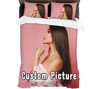 Personalised Duvet Cover, Customize Bedding Set with your own Photo, Design the most unique bedding set,personalized duvet cover with your special photo and text for Family Couples Baby Birthday