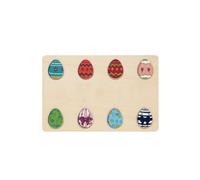 Personalised Easter Resurrection Name Puzzle - Custom Wooden Religious Learning Toy for Toddlers (20x40cm) - Educational Christian Gift with 1-9 Letters for Nursery Decor (Multicolor, S)